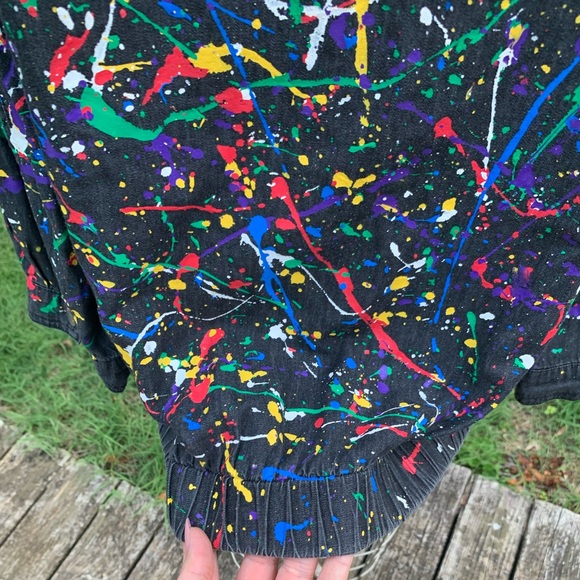 Hand Splatter-Painted Jacket! - Picture 13 of 16